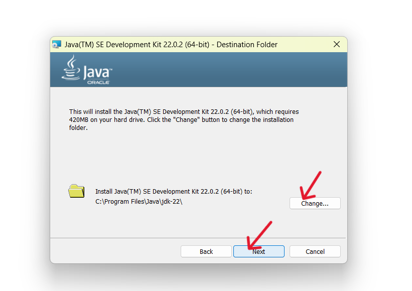 java jdk setup